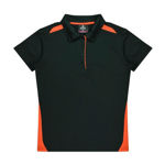 AP2305-Paterson-Lady-Polos-BlackOrange