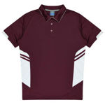 AP1311-Tasman-Mens-Polos-MaroonWhite