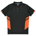 AP1311-Tasman-Mens-Polos-SlateNeonOrange