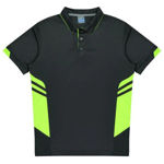 AP1311-Tasman-Mens-Polos-SlateNeonYellow