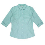 AP2907T-Epsom-Lady-Shirt-3Q-Sleeve-Emerald