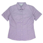 AP2901S-Toorak-Lady-Shirt-Short-Sleeve-PurpleWhite