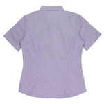 AP2901S-Toorak-Lady-Shirt-Short-Sleeve-PurpleWhite-Back