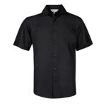 AP1904S-Springfield-Mens-Shirt-Short-Sleeve-Black