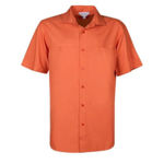 AP1904S-Springfield-Mens-Shirt-Short-Sleeve-Rust