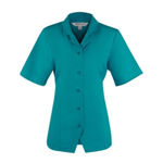 AP2904S-Springfield-Lady-Shirt-Short-Sleeve-Teal