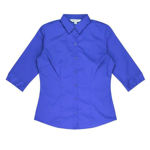 AP2903T-Mosman-Lady-Shirt-3Q-Sleeve-RoyalBlue