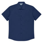 AP1903S-Mosman-Mens-Shirt-Short-Sleeve-Navy