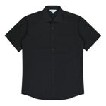 AP1903S-Mosman-Mens-Shirt-Short-Sleeve-Black