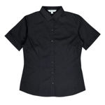 AP2903S-Mosman-Lady-Shirt-Short-Sleeve-Black