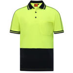 SW89-Hi-Vis-Sustainable-Short-Sleeve-Safety-Polo-YellowNavy