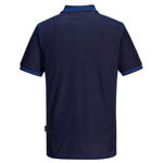 B218-Two-Tone-Polo-Shirt-NavyRoyal-Back